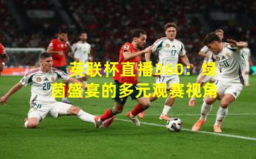 英联杯直播360:绿茵盛宴的多元观赛视角